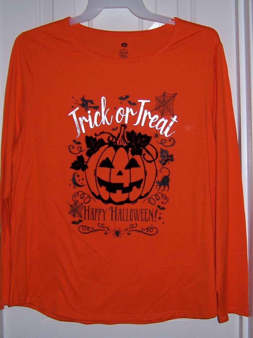 Halloween long-sleeve t-shirt, cute, 2X, NWT